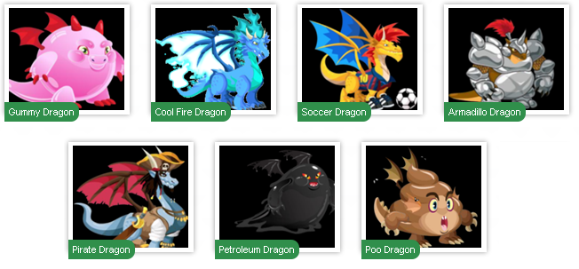 rank the legendary dragons in dragon city
